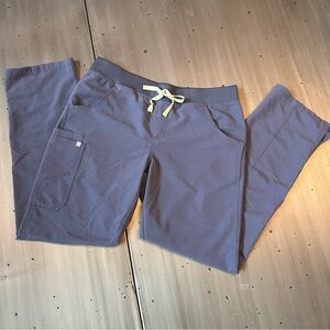 Figs Space Navy Kade Cargo Scrub Pants Size Large Tall